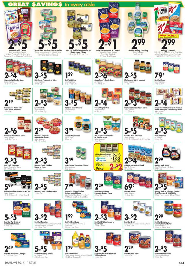 Gerrity's Supermarkets Ad from 11/07/2021