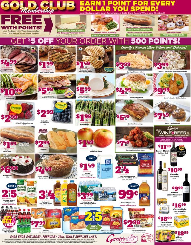 Gerrity's Supermarkets Ad from 02/20/2022