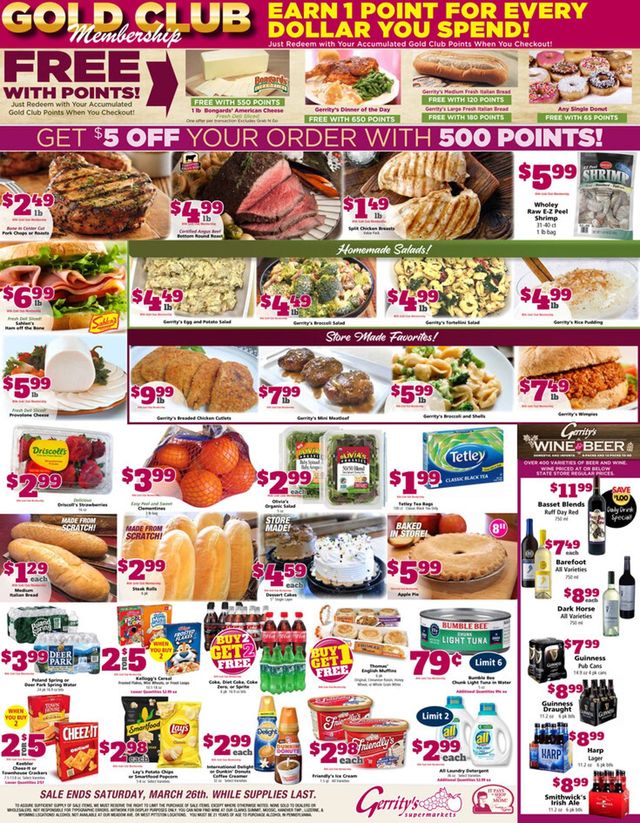 Gerrity's Supermarkets Ad from 03/20/2022