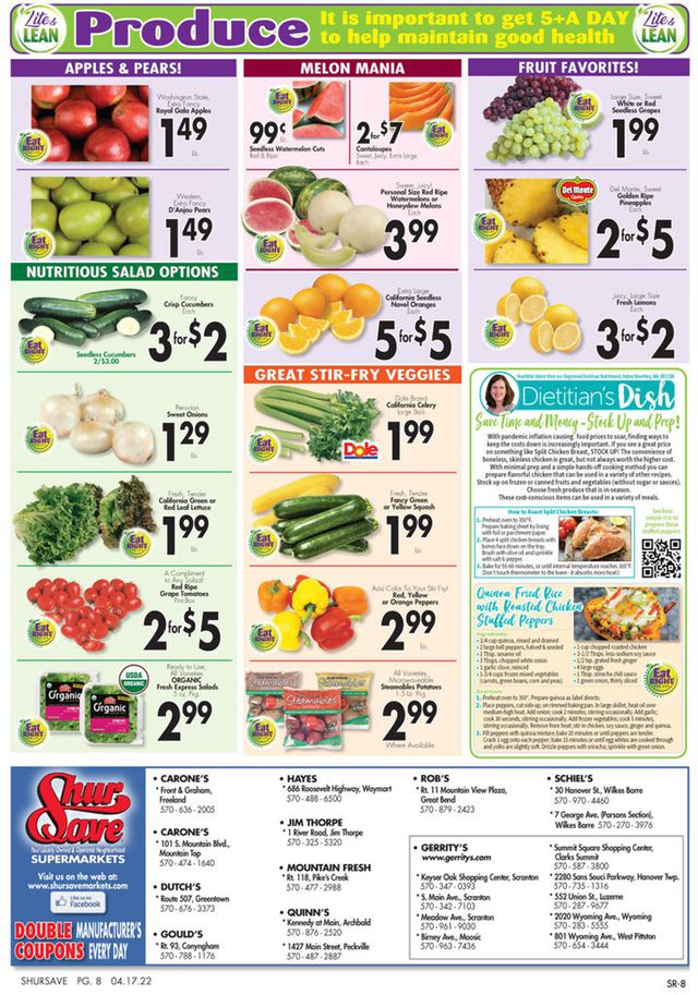 Gerrity's Supermarkets Ad from 04/17/2022