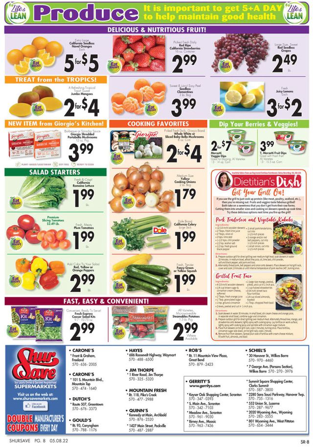 Gerrity's Supermarkets Ad from 05/08/2022