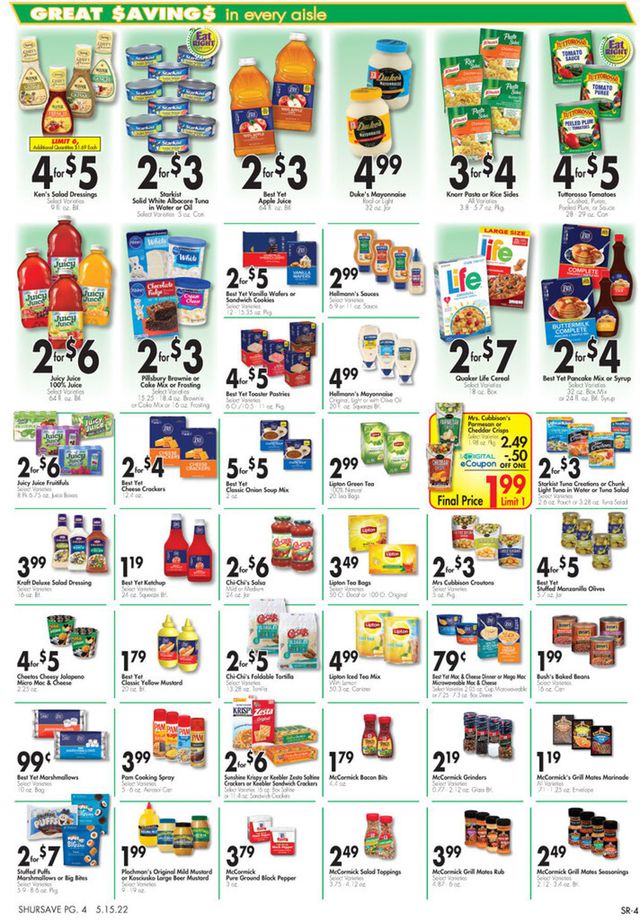 Gerrity's Supermarkets Ad from 05/15/2022