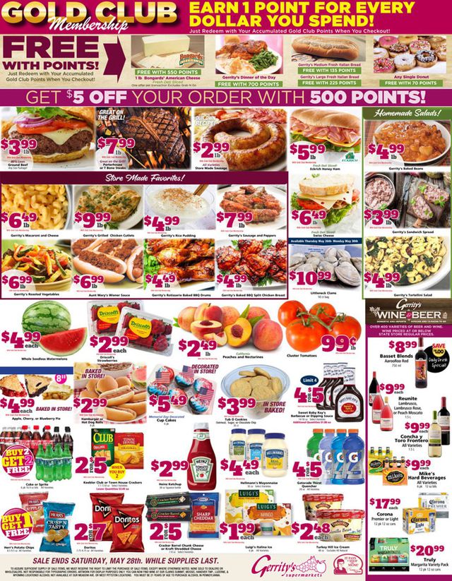 Gerrity's Supermarkets Ad from 05/22/2022