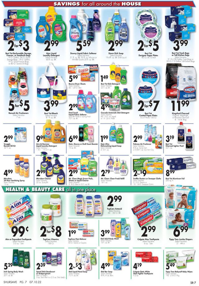 Gerrity's Supermarkets Ad from 07/10/2022
