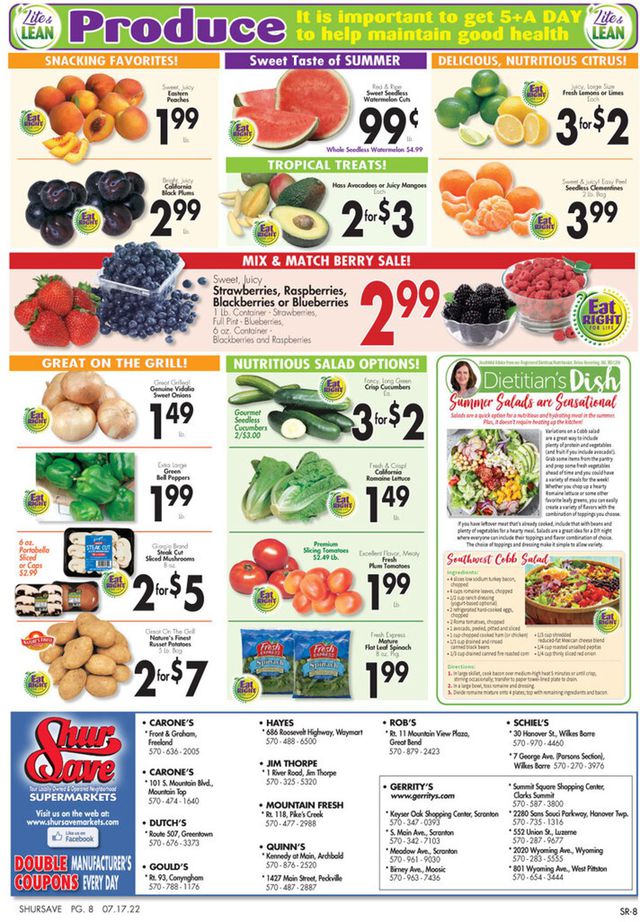 Gerrity's Supermarkets Ad from 07/17/2022