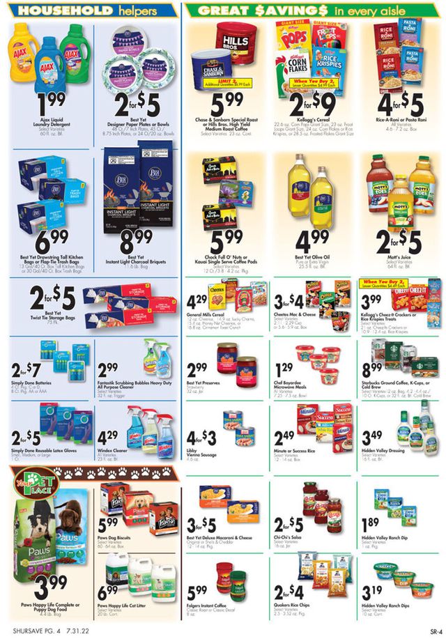 Gerrity's Supermarkets Ad from 07/31/2022