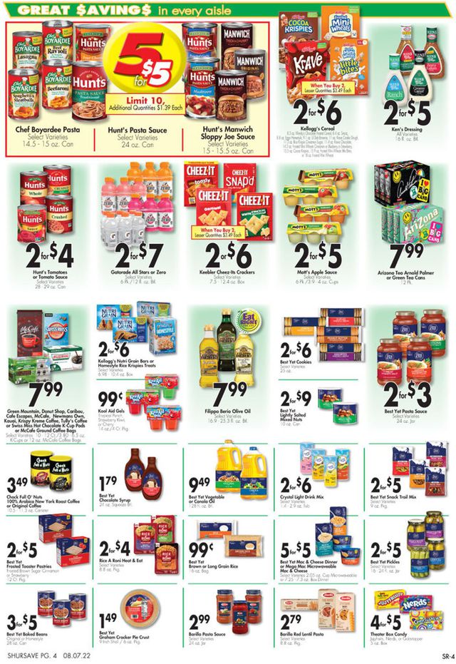Gerrity's Supermarkets Ad from 08/07/2022
