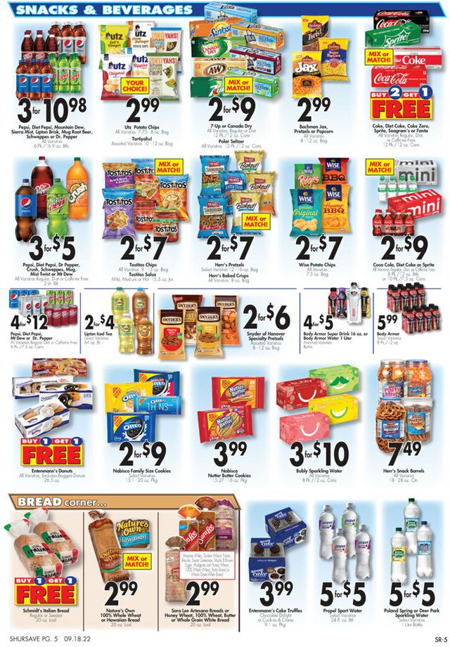 Gerrity's Supermarkets Ad from 09/18/2022