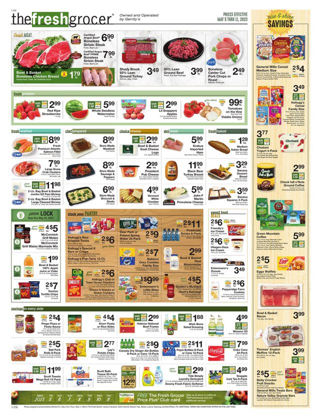Gerrity's Supermarkets Ad from 05/05/2023