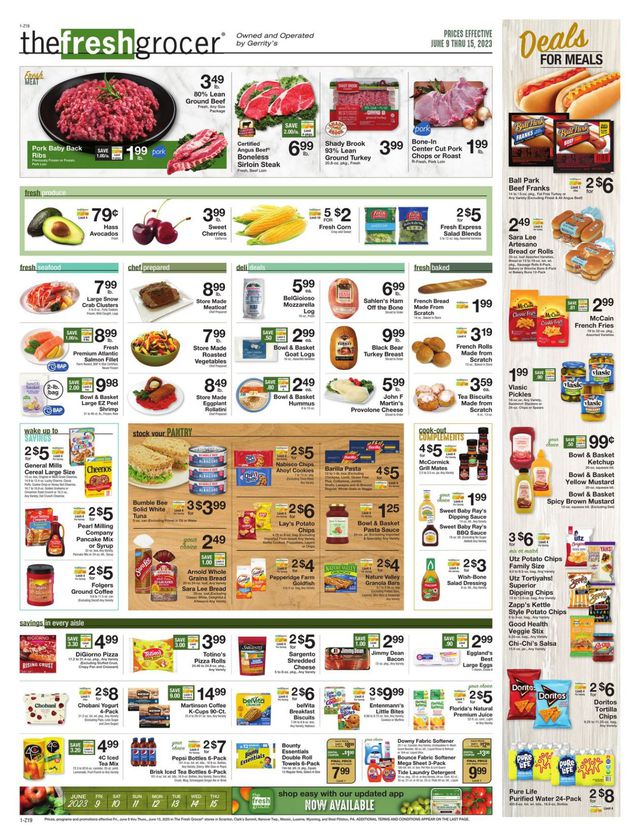 Gerrity's Supermarkets Ad from 06/09/2023