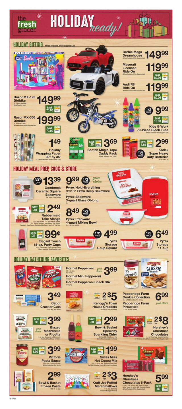 Gerrity's Supermarkets Ad from 12/15/2023
