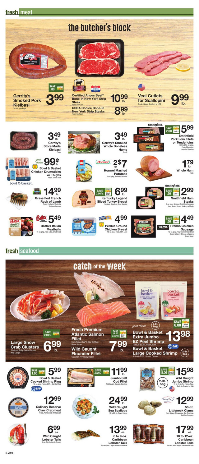 Gerrity's Supermarkets Ad from 12/22/2023