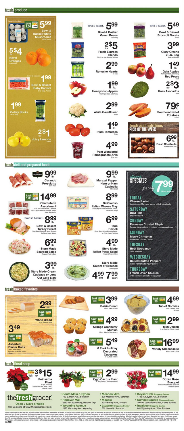 Gerrity's Supermarkets Ad from 12/22/2023