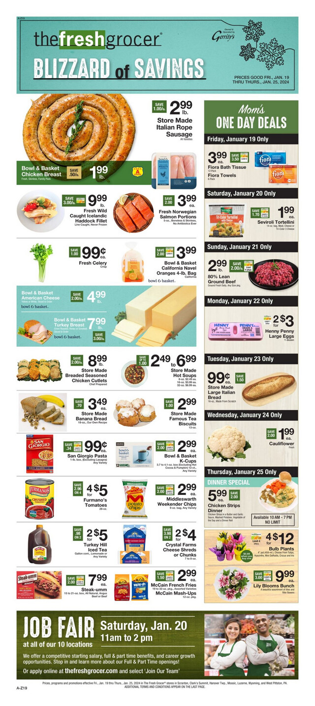 Gerrity's Supermarkets Ad from 01/19/2024