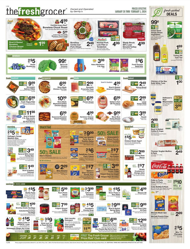 Gerrity's Supermarkets Ad from 01/26/2024