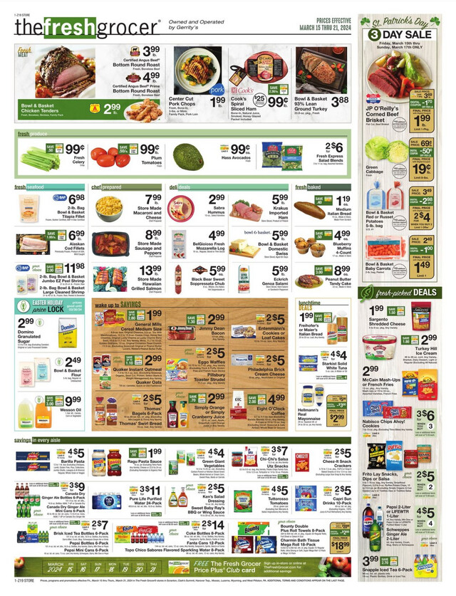 Gerrity's Supermarkets Ad from 03/15/2024