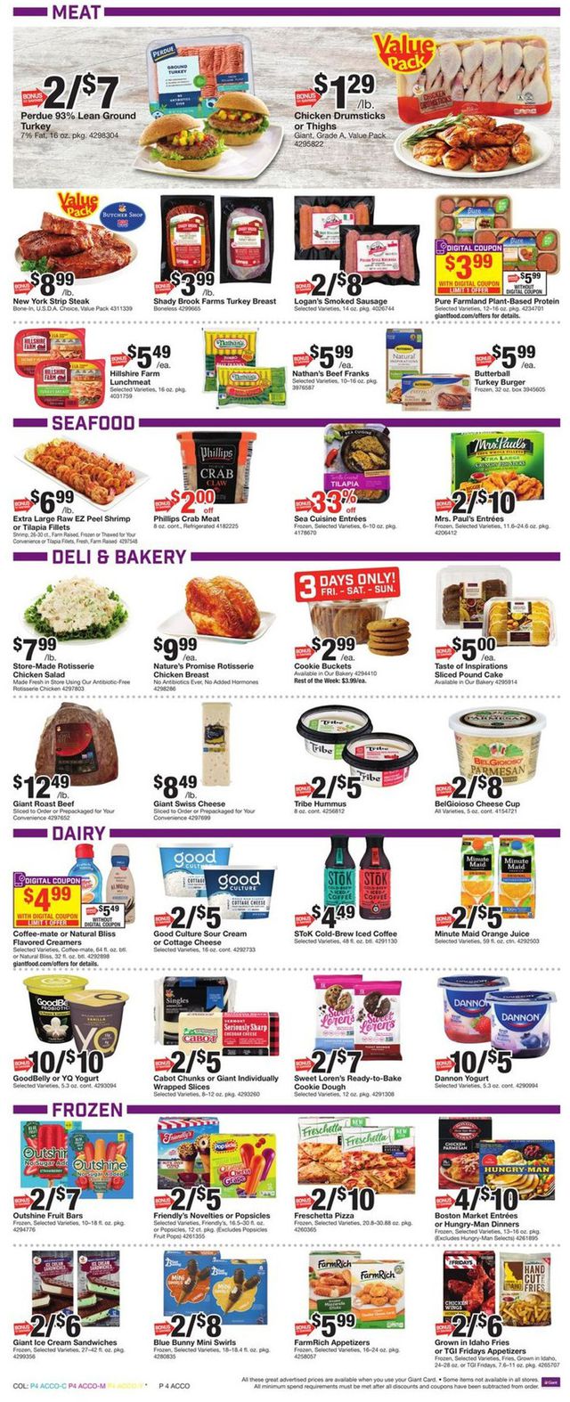 Giant Food Ad from 05/29/2020