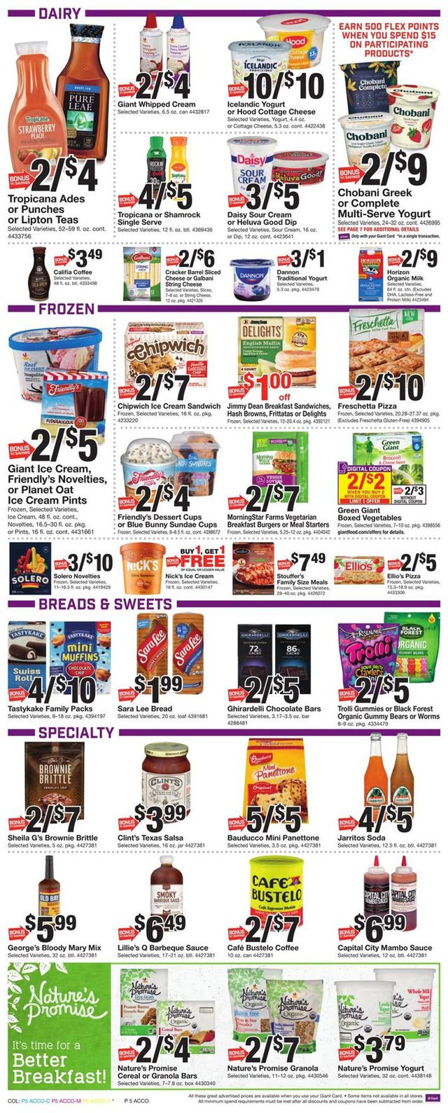 Giant Food Ad from 08/28/2020