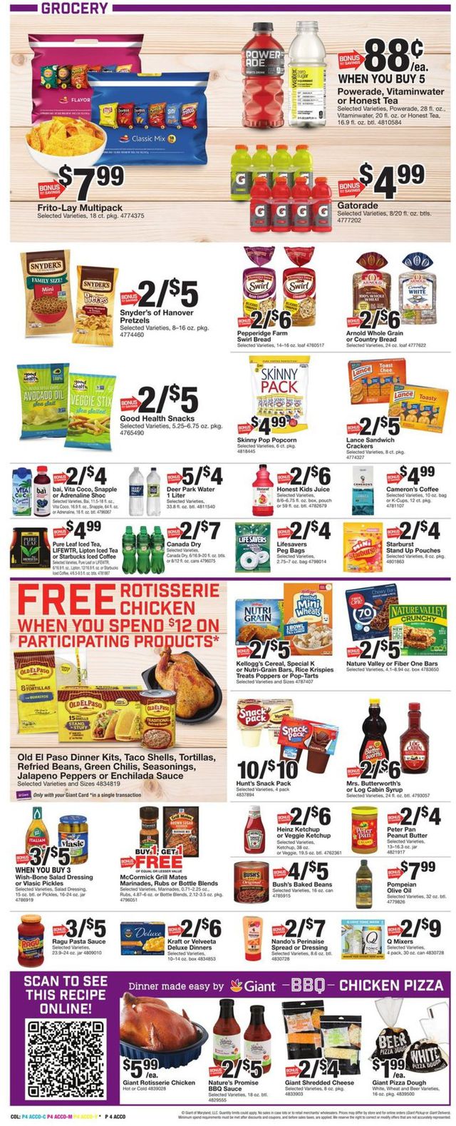 Giant Food Ad from 04/23/2021