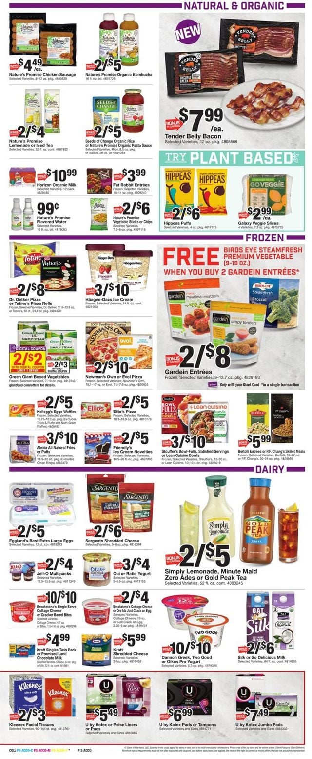 Giant Food Ad from 05/21/2021