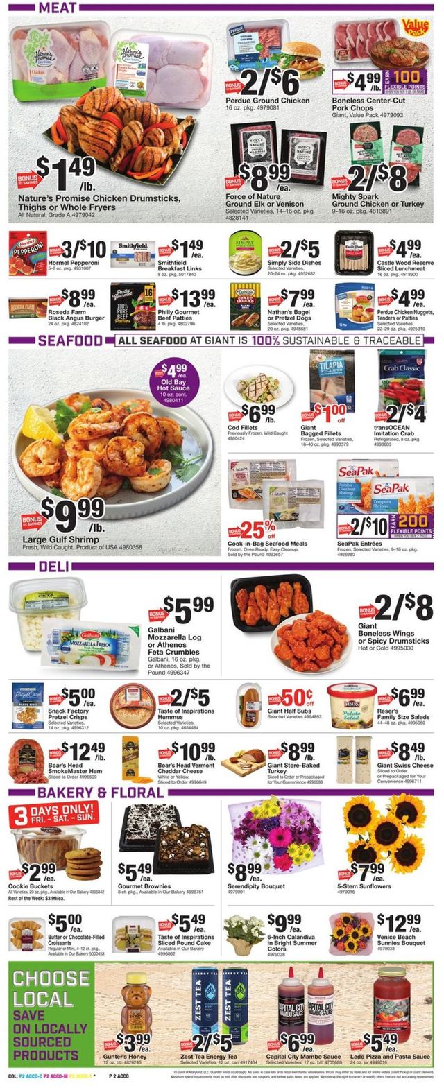 Giant Food Ad from 08/06/2021