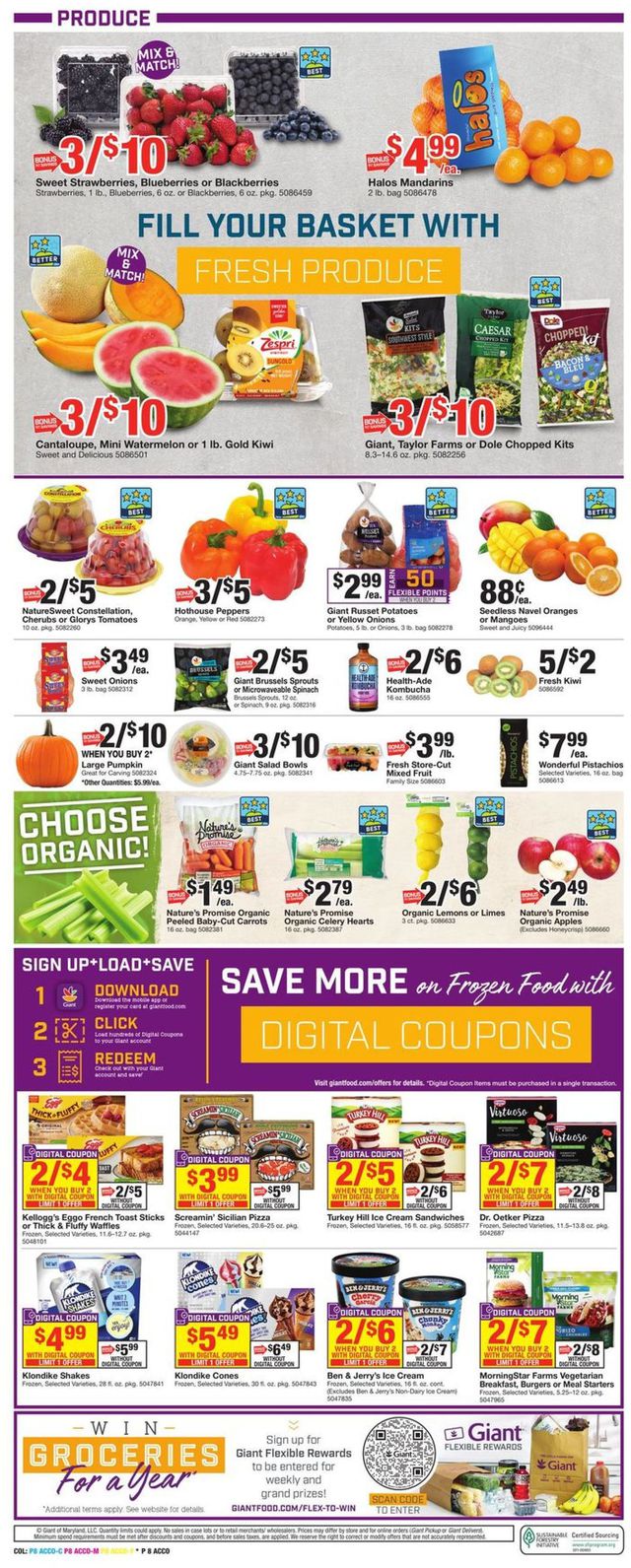 Giant Food Ad from 10/15/2021