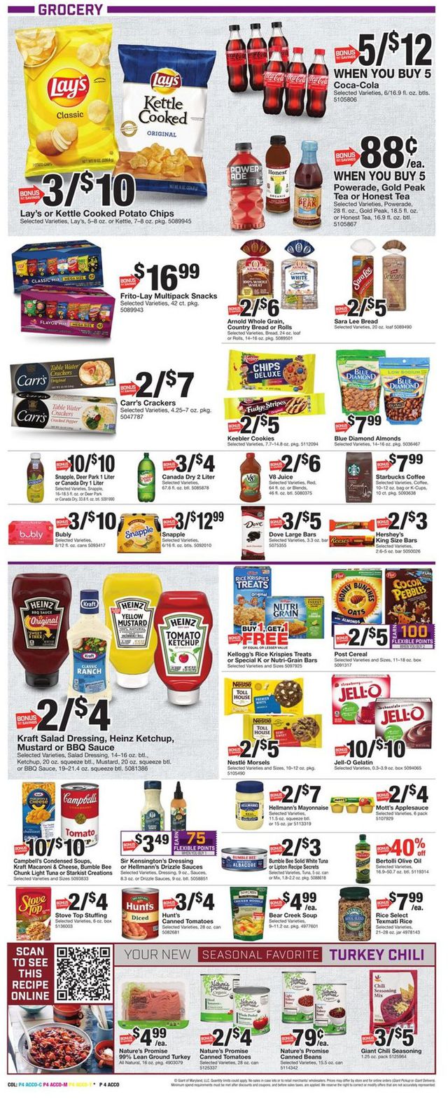 Giant Food Ad from 11/05/2021