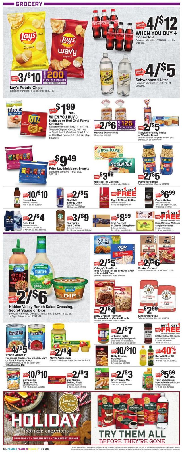 Giant Food Ad from 11/19/2021