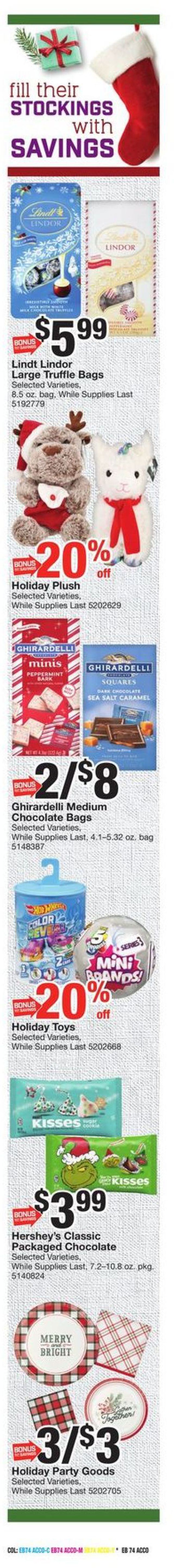 Giant Food Ad from 12/17/2021
