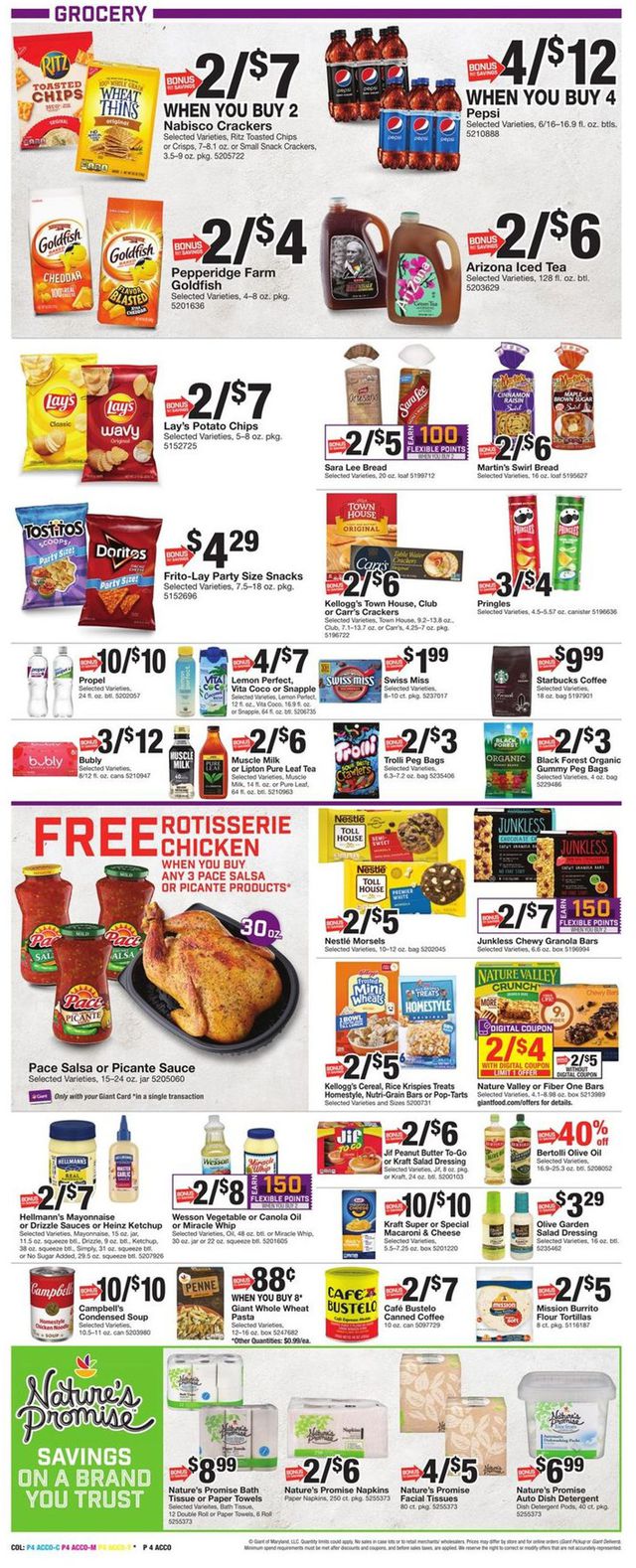 Giant Food Ad from 01/14/2022