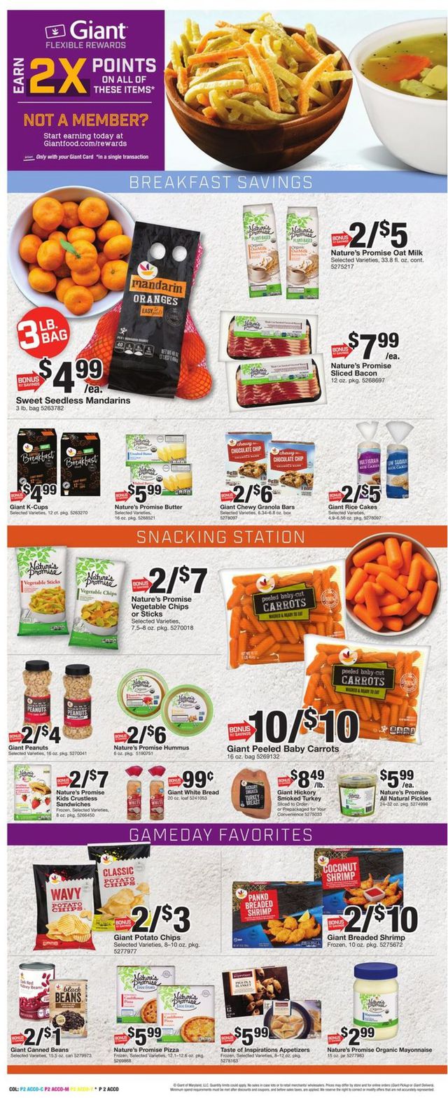 Giant Food Ad from 01/28/2022