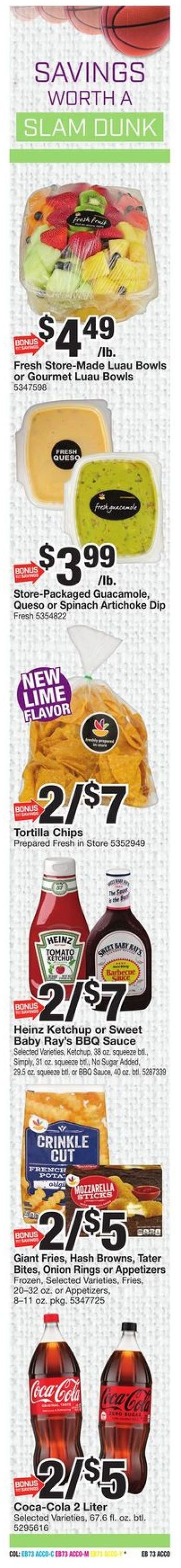 Giant Food Ad from 03/25/2022