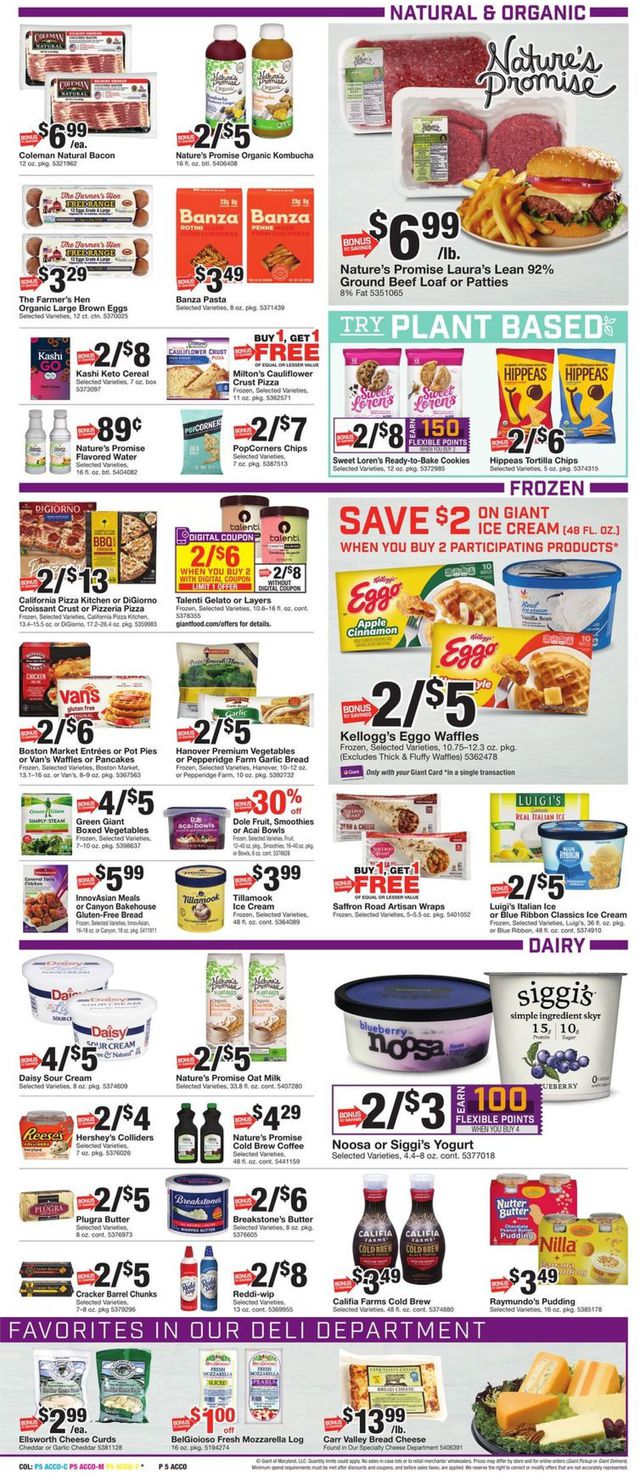 Giant Food Ad from 05/06/2022