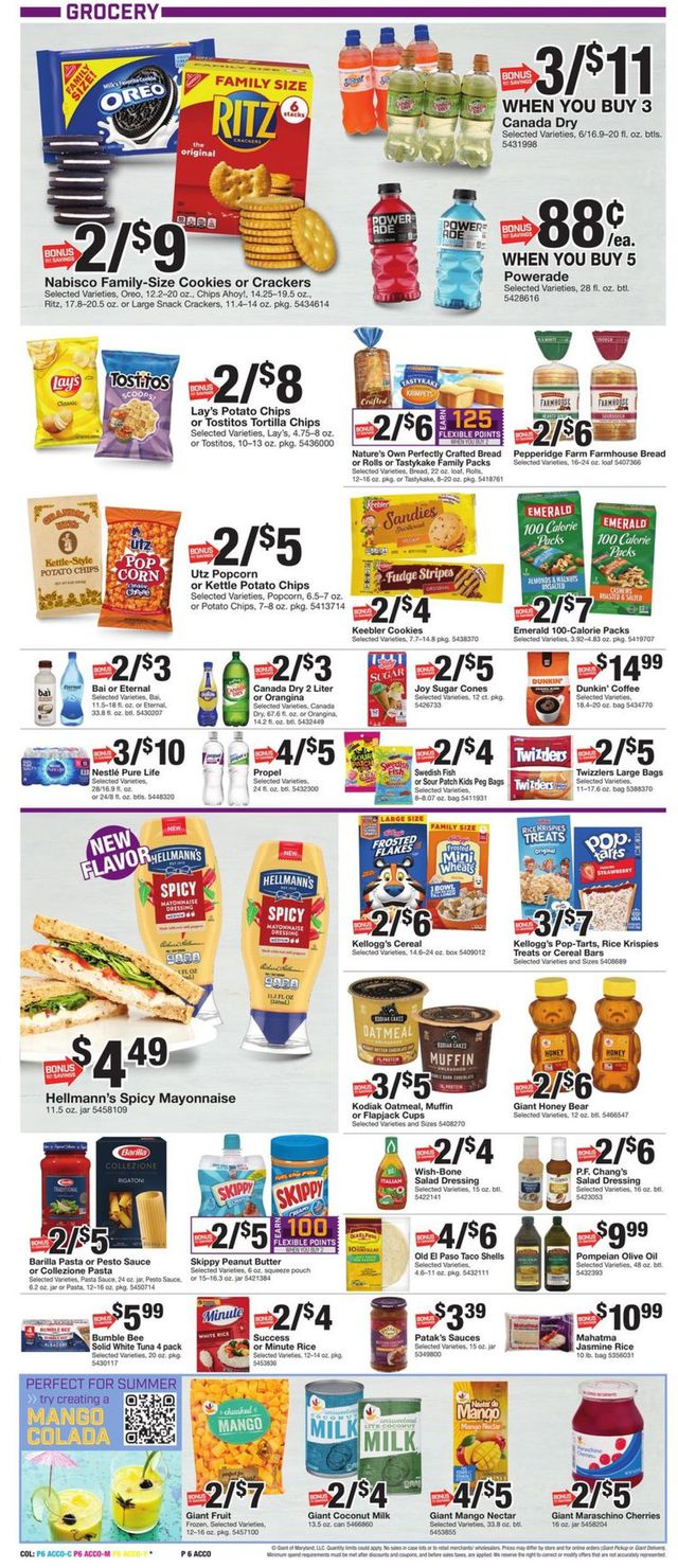 Giant Food Ad from 06/10/2022