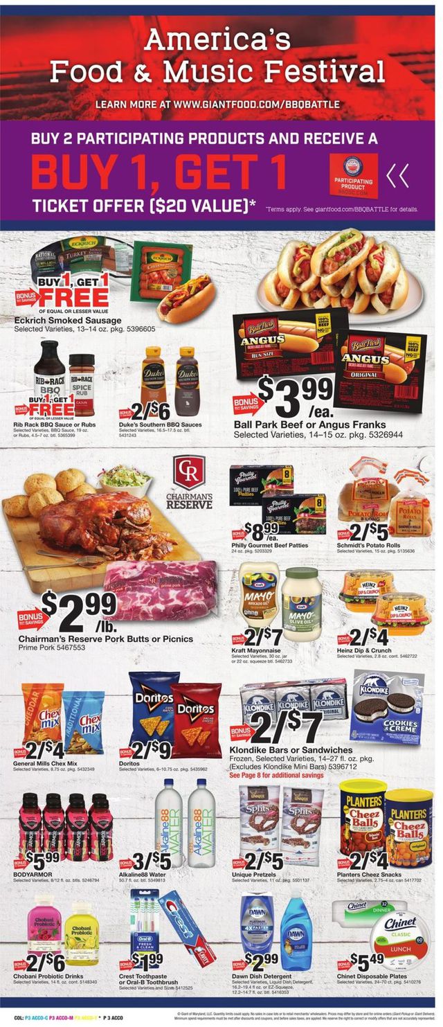 Giant Food Ad from 06/17/2022