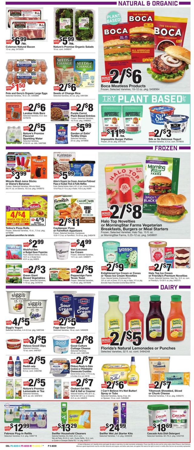 Giant Food Ad from 07/01/2022
