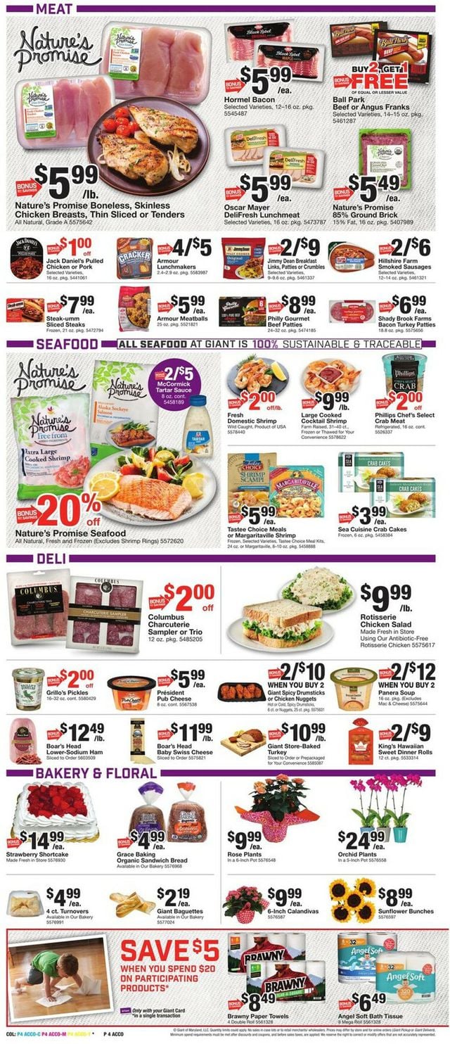 Giant Food Ad from 08/26/2022