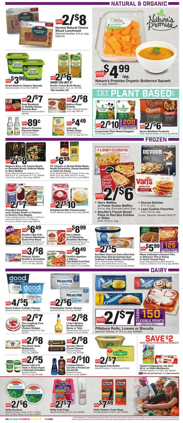 Giant Food Ad from 10/21/2022