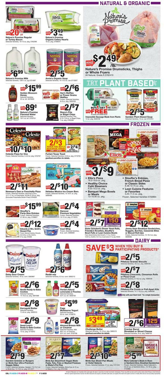 Giant Food Ad from 12/16/2022