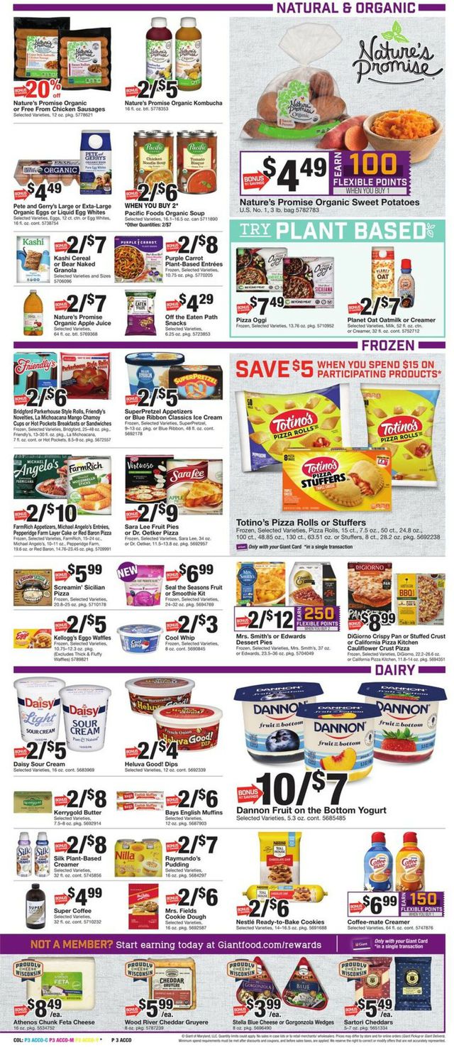Giant Food Ad from 12/23/2022
