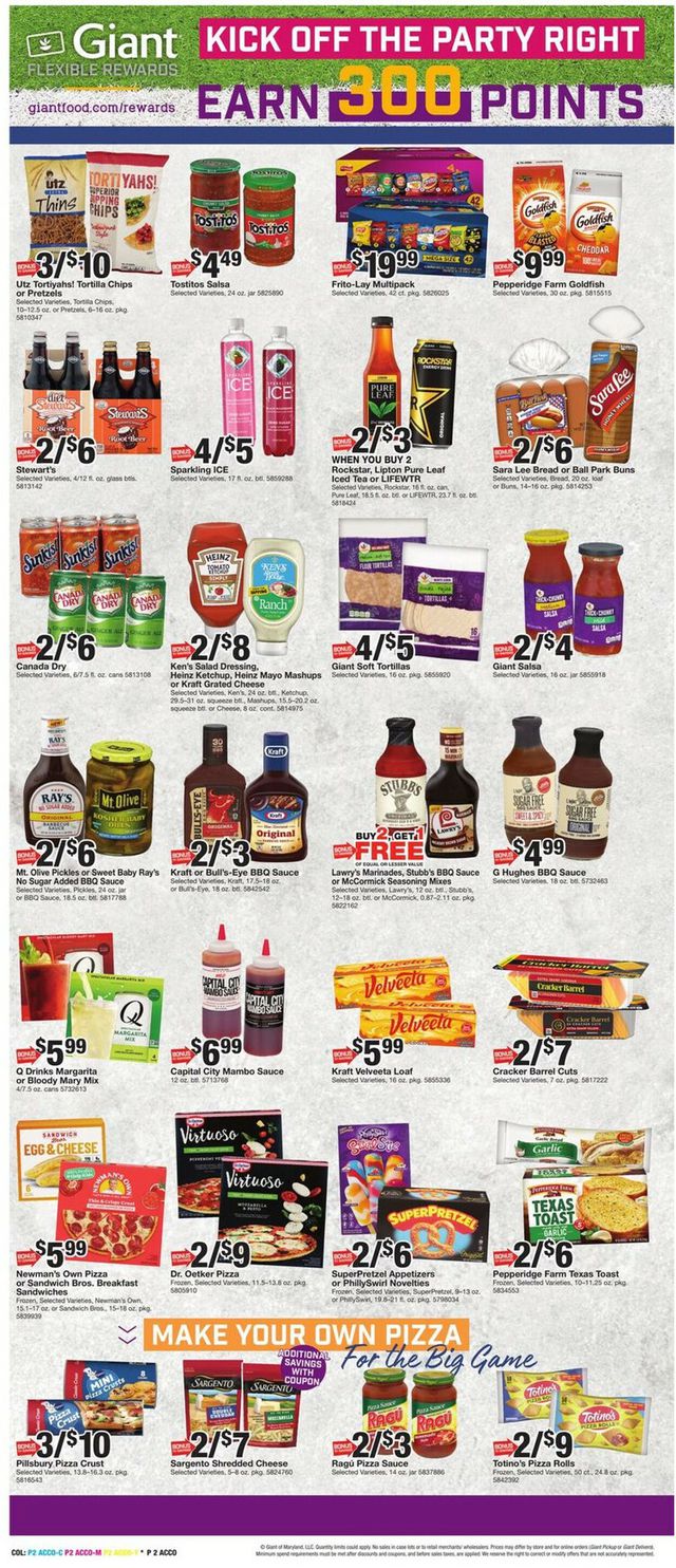 Giant Food Ad from 02/03/2023