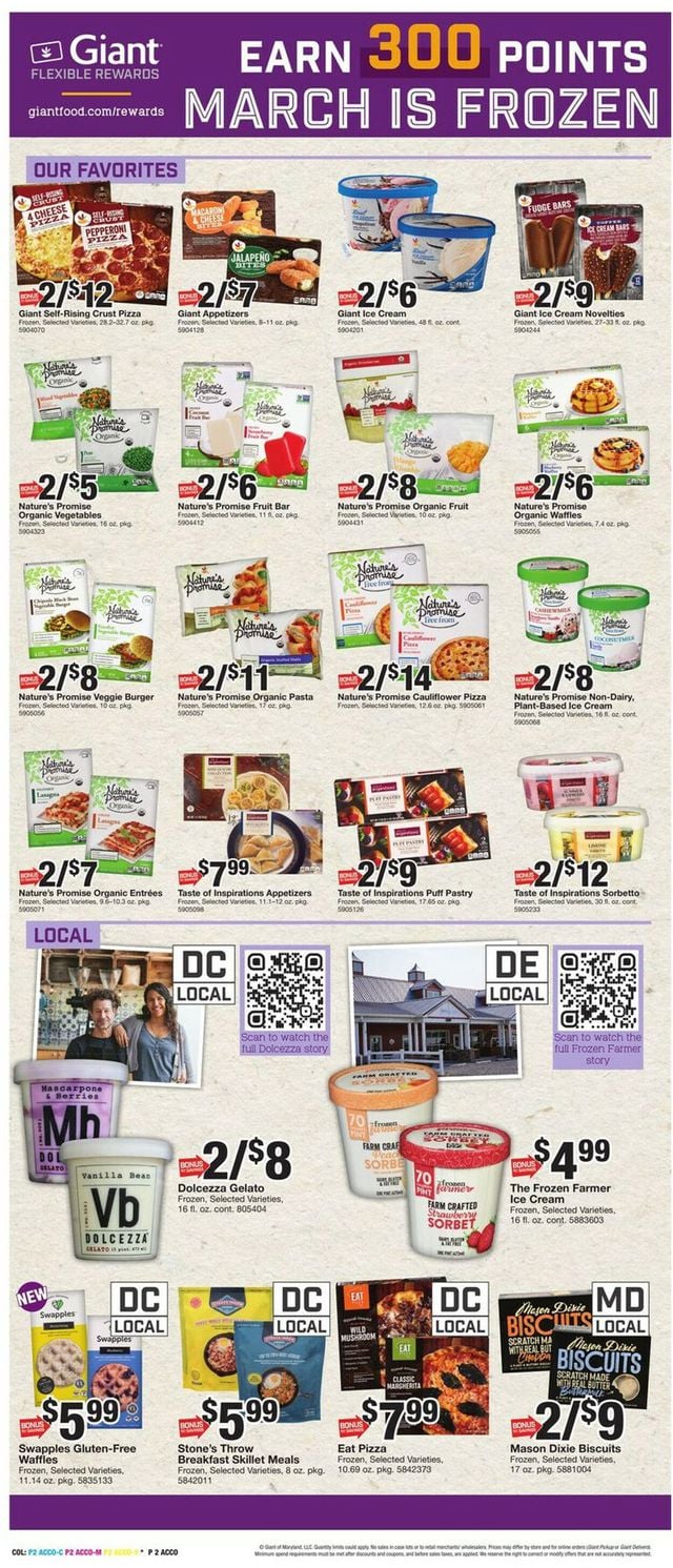 Giant Food Ad from 03/10/2023