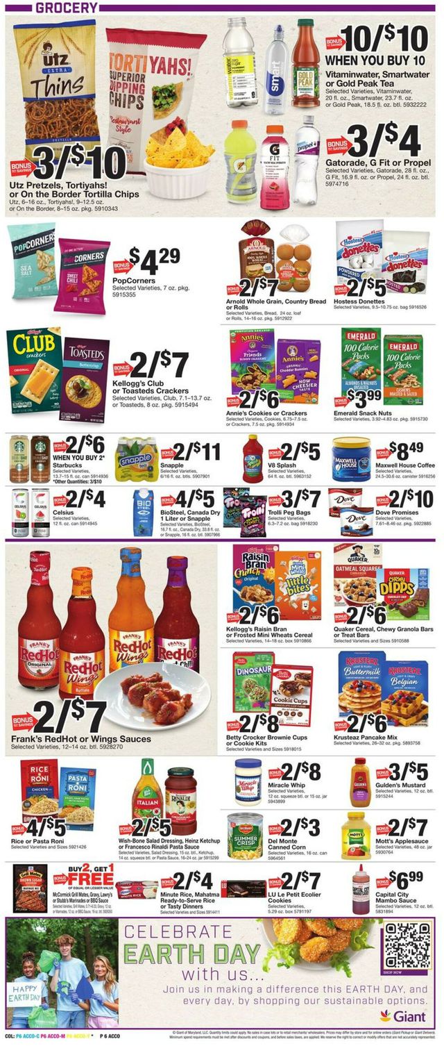 Giant Food Ad from 04/14/2023