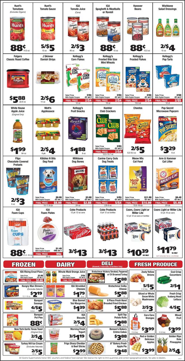 Grant's Supermarket Ad from 01/20/2021