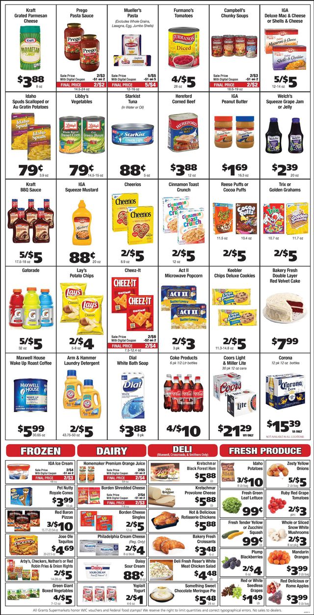 Grant's Supermarket Ad from 01/27/2021