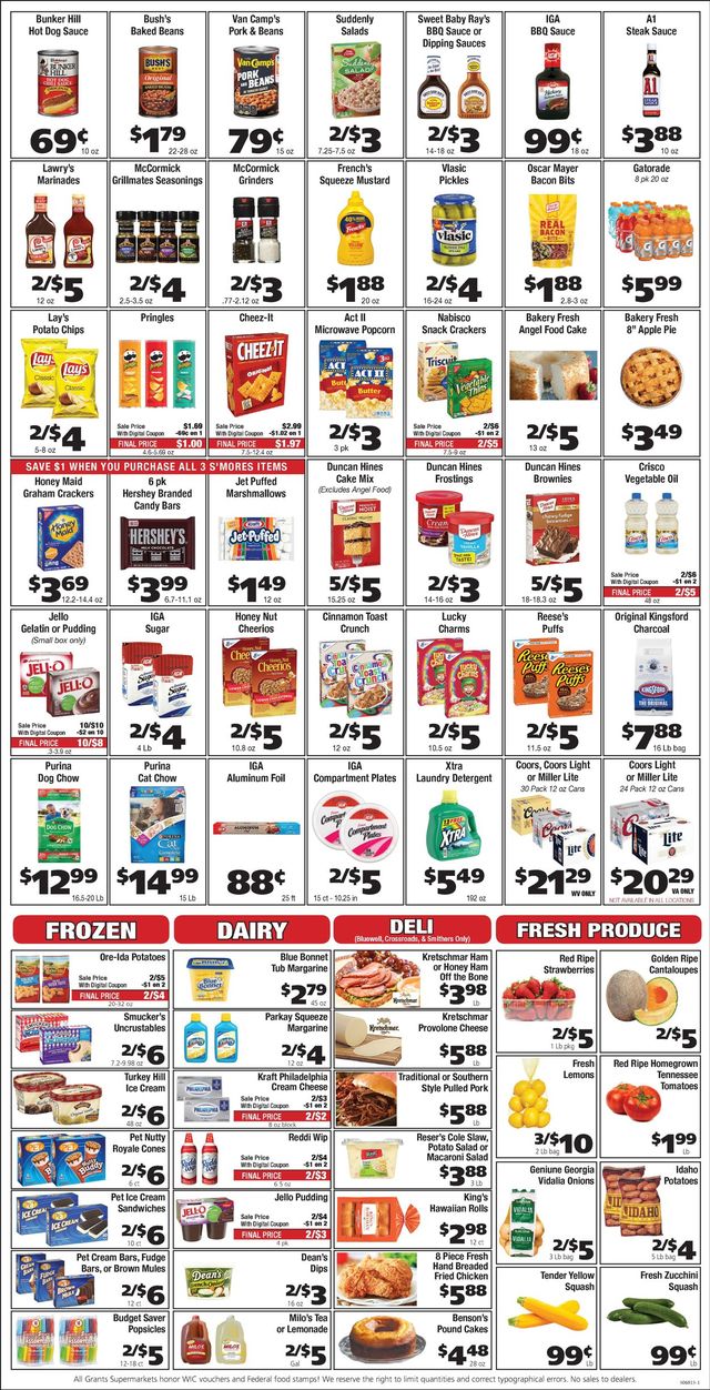 Grant's Supermarket Ad from 06/30/2021