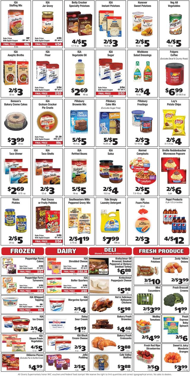 Grant's Supermarket Ad from 04/06/2022