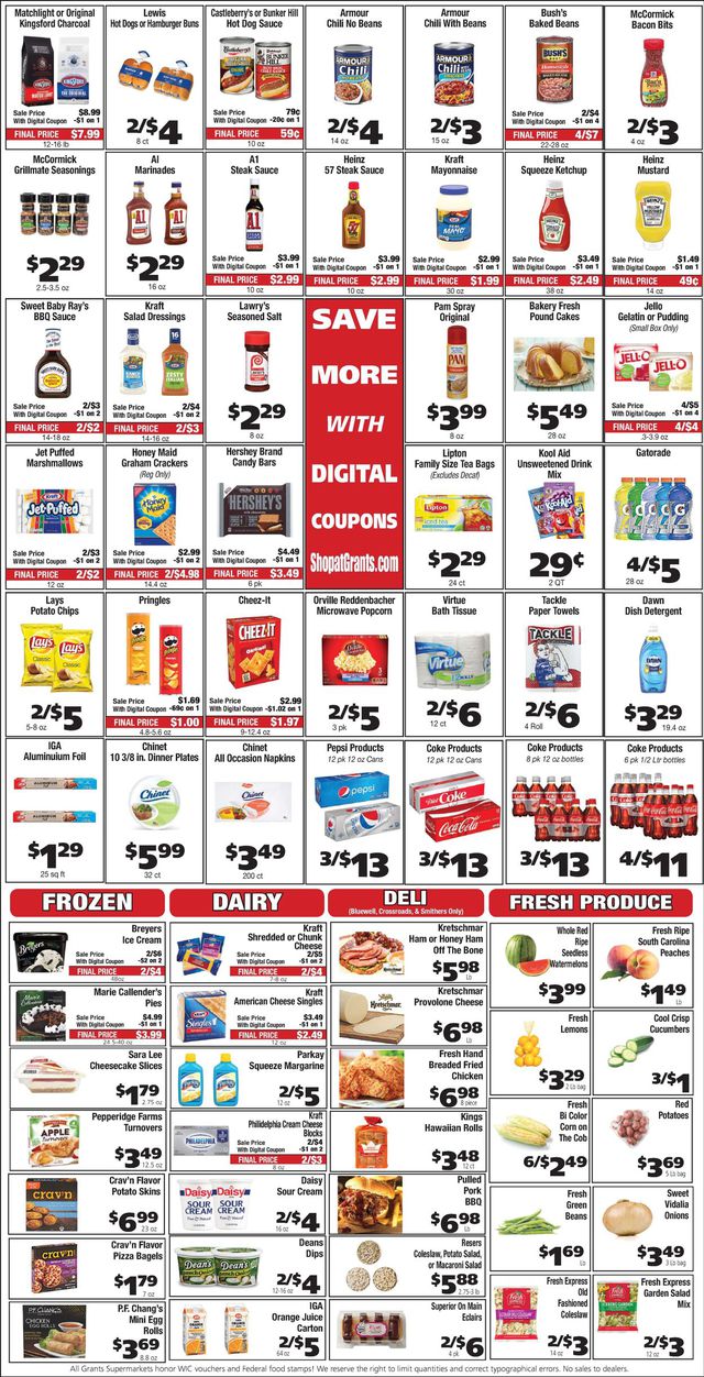 Grant's Supermarket Ad from 06/29/2022
