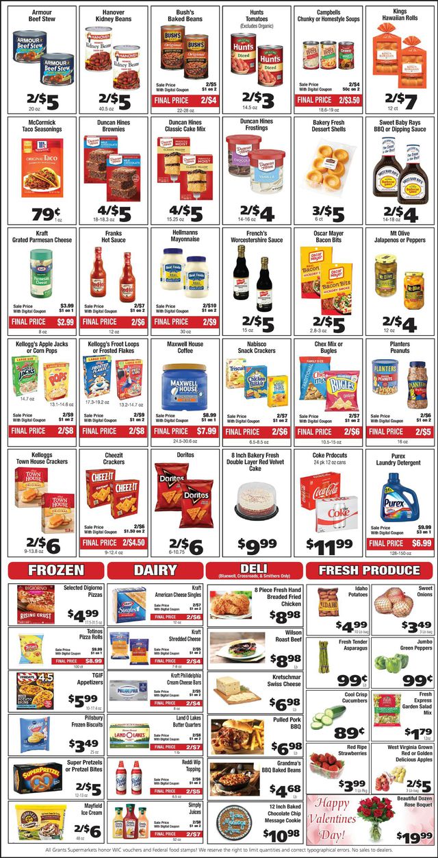 Grant's Supermarket Ad from 02/08/2023