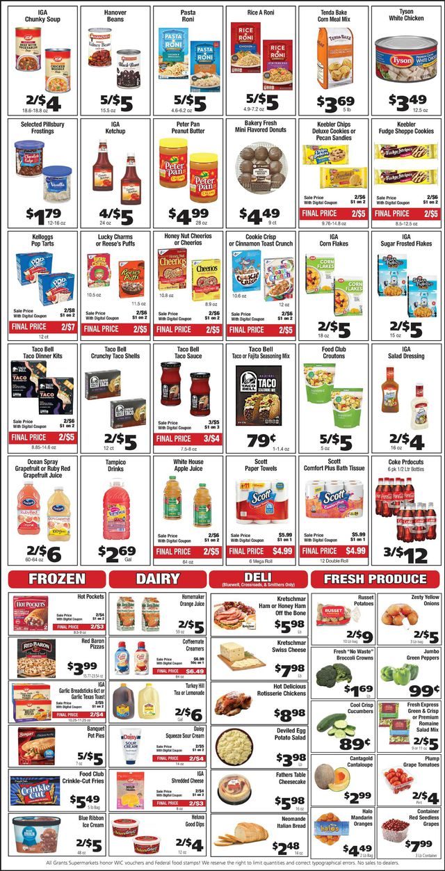 Grant's Supermarket Ad from 02/15/2023